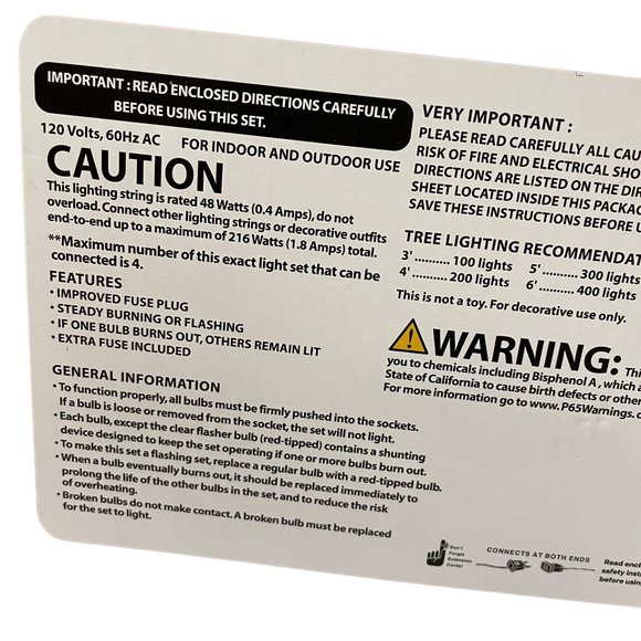 Merry Brite 200 Count Christmas Mini Lights Multi Bulb Green Wire - Picture 13 of 16